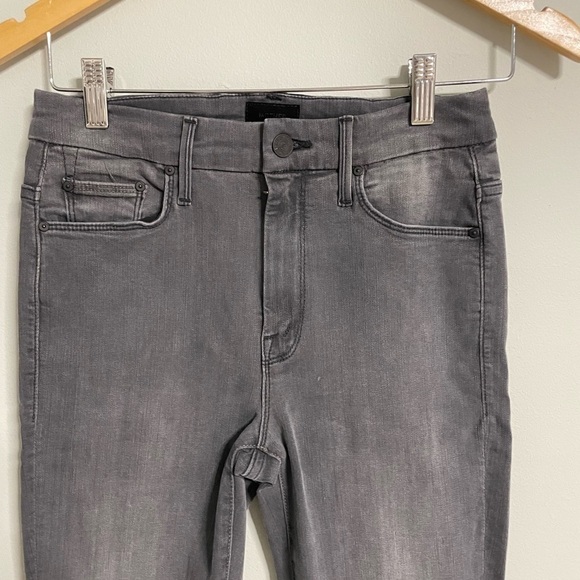 Mother High Waisted Looker Ankle Fray Color Dancing in the moonlight 25 Stretch - Picture 13 of 15